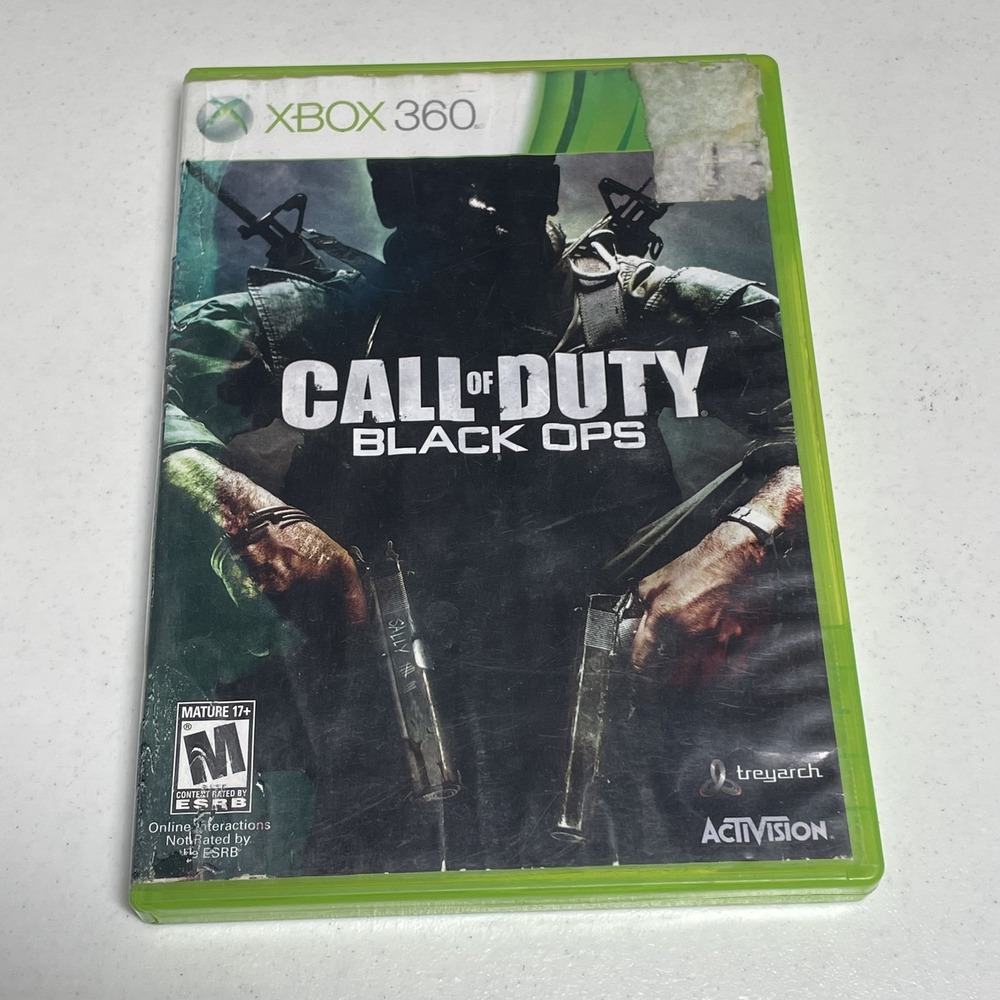 Call of Duty Black Ops Xbox 360 Activision First Person Shooter Video Game